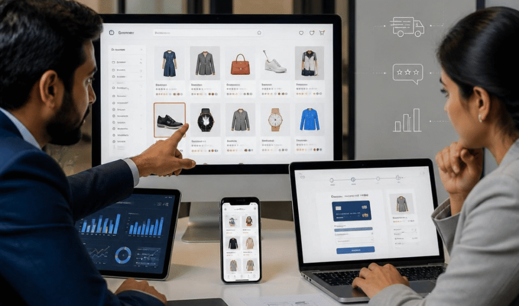 e-commerce website features